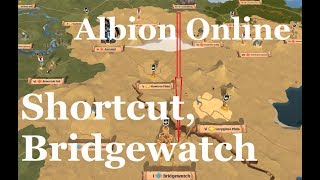 Albion Online  Caerleon to Bridgewatch fast almost safely [upl. by Eillak]