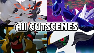 Pokémon Legends Arceus  All Cutscenes HQ [upl. by Nottnerb]