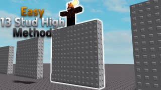 EASY 13 Stud High Jump Method  Roblox Tutorial [upl. by Irreg812]