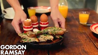 Boiled Eggs With Anchovy Soldiers By Gordon Ramsay [upl. by Bren5]