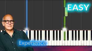 Ludovico Einaudi  Experience EASY Piano Tutorial [upl. by Asoramla]