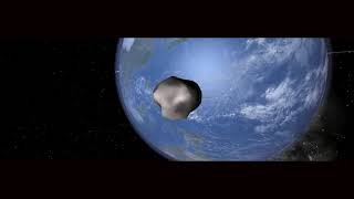 Apophis simulation the asteroid that will kill the earth in 2029 [upl. by Tisbe702]