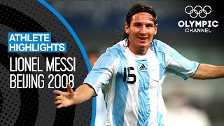 Lionel Messi 🇦🇷 at the Olympics  Athlete Highlights [upl. by Griggs]