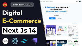 Build Full Stack Digital ECommerce Nextjs 14 App React Js Strapi Tailwind Css REST API Email [upl. by Rollin601]