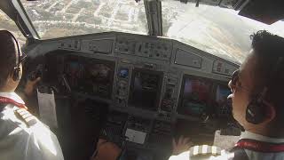 ATR72600 Landing at Toncontin Airport Tegucigalpa Honduras from inside the cockpit [upl. by Noman628]