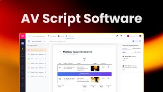 AV Script Software from StudioBinder [upl. by Akiwak]