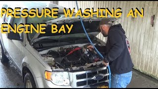 DIY  Engine Pressure Washing [upl. by Enitsirhc]