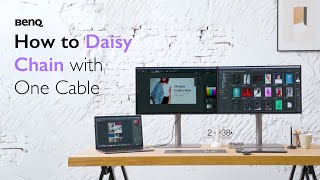 Daisy Chain One Cable to Easily Connect All Your Monitors How to Video [upl. by Mabel]