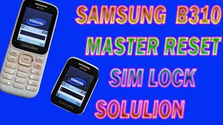 Samsung b310eB313e B350e Master resetSim lock solution100 How to Hard resetPhone lock solution [upl. by Sirob398]