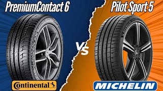 Continental PremiumContact 6 vs Michelin Pilot Sport 5 [upl. by Polad]