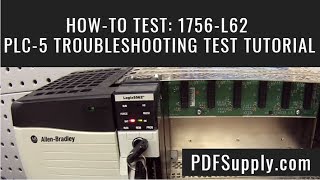 HowTo Troubleshoot 1756L62 ControlLogix Processor Allen Bradley Training Video [upl. by Noyart651]