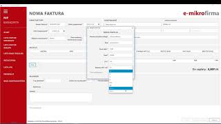 emikrofirma krok po kroku Wystawienie faktury [upl. by Eniron]