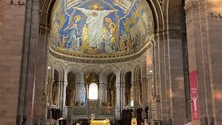 Inside The Basilica of the Sacred Heart  SacréCœur in Montmartre Paris 🇫🇷 [upl. by Eras]