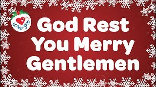 God Rest You Merry Gentlemen with Lyrics Christmas Carol Song [upl. by Nosnorb830]