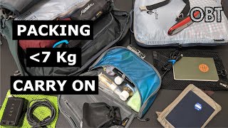 How To Pack Under 7kg Carry On [upl. by Suelo]