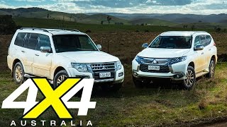 Mitsubishi Pajero vs Pajero Sport  Road test  4X4 Australia [upl. by Yukio]