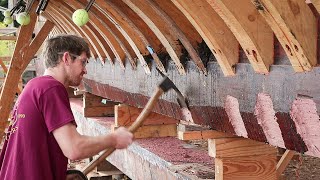 Shaping the Keel  Adze work EP59 [upl. by Aronoff]