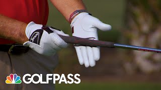 How to Properly Grip Your Golf Club  GOLFPASS  Golf Channel [upl. by Arodal]