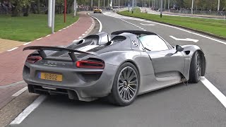 Porsche 918 Spyder  Lovely Accelerations [upl. by Notyrb496]