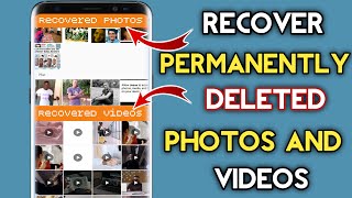 How to Recover Deleted Videos Photos on Android using ONE Tool 2021 Method [upl. by Wilone824]