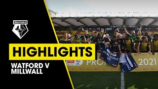 HIGHLIGHTS  WATFORD VS MILLWALL [upl. by Ellatsirhc]