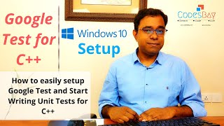 Google Test  gtest setup for unit testing in C on windows 10 Using Visual Studio [upl. by Hgielanna794]