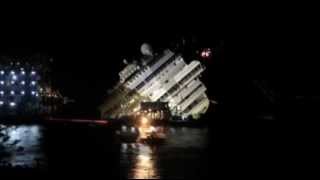 The 19Hour Raise of Costa Concordia in 2 Minutes [upl. by Nyrahs508]