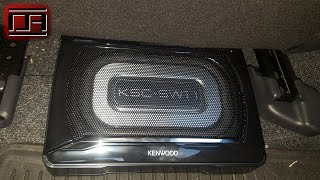 Kenwood KSCSW11 Compact Powered Under Seat Subwoofer Review Scion tC2  tC25 [upl. by Nebur]