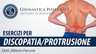 Esercizi per PROTUSIONE e DISCOPATIA  Ginnastica Posturale® [upl. by Ruddie]