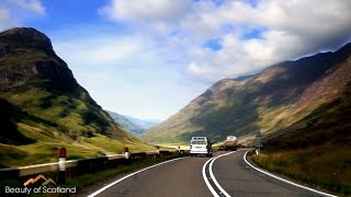 Driving Through Glencoe  Beauty Of Scotland [upl. by Essined]