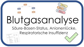 Blutgasanalyse BGA  SäureBasenStatus Anionenlücke Respiratorische Insuffizienz  Teil 2 [upl. by Nyrmak26]