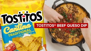 Snackd Tostitos Beef Queso Dip [upl. by Ahsiya]