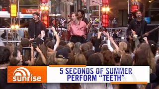 5SOS  Teeth Live on Sunrise 2020  7NEWS Australia [upl. by Ainotal]