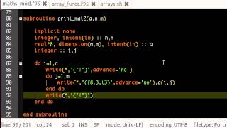 Advanced Fortran Programming  001  Intro  Intrinsic Array Functions [upl. by Aneel]