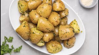 Buttery Boiled Potatoes with Fresh Herbs [upl. by Airtemed]