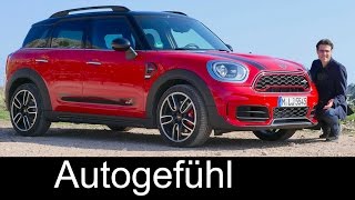 Mini Countryman John Cooper Works FULL REVIEW 231 hp JCW sports version new neu 20182017 [upl. by Lulita]