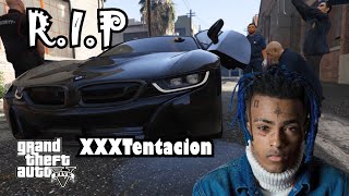 XXXTentacion death recreation in GTA 5 [upl. by Baun]