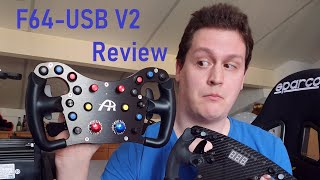 Ascher Racing F64 USB V2 Formula Wheel Review [upl. by Remoh874]