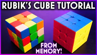 HOW TO SOLVE A RUBIKS CUBE amp Remember The Steps [upl. by Resaec]