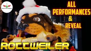 Masked Singer Rottweiler All Performances amp Reveal  Season 2 [upl. by Oirasan451]