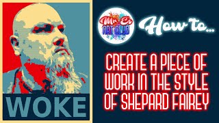 Shepard Fairey Photopea Tutorial [upl. by Annawahs]