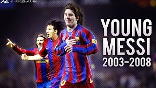 The Young Lionel Messi ● Goals Skills amp Assists ● 20032008 HD [upl. by Ricoriki]