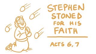 Stephen Stoned for His Faith Bible Animation Acts 67 [upl. by Melinde]