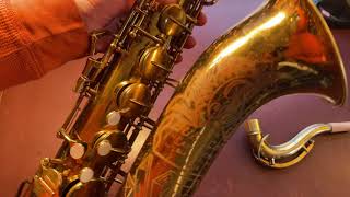 Repairmans Overview Buescher quotBig Bquot Aristocrat tenor saxophone [upl. by Enilasor]