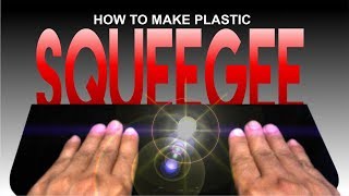 How to Make Plastic Squeegee  Screen Printing [upl. by Eniledgam]