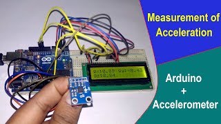 Acceleration Measurement with Accelerometer and Arduino [upl. by Siuraj]