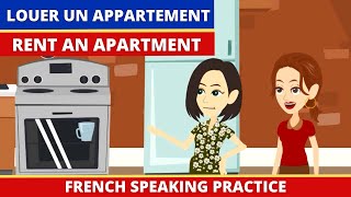 Dialogue pour Louer un Appartement  French conversation practice  French Cartoon to learn french [upl. by Manolo]