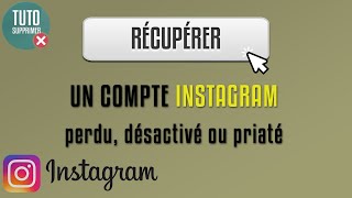 Récupérer un compte Instagram perdu désactivé ou piraté [upl. by Hahn]