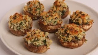 Breadcrumb Stuffed Mushrooms Recipe  Laura Vitale  Laura in the Kitchen Episode 330 [upl. by Aikrahs796]