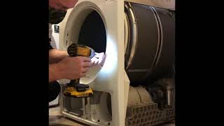 How to Replace Condenser Tumble Dryer Belt Bosch Hotpoint Zanussi Germany [upl. by Esten]